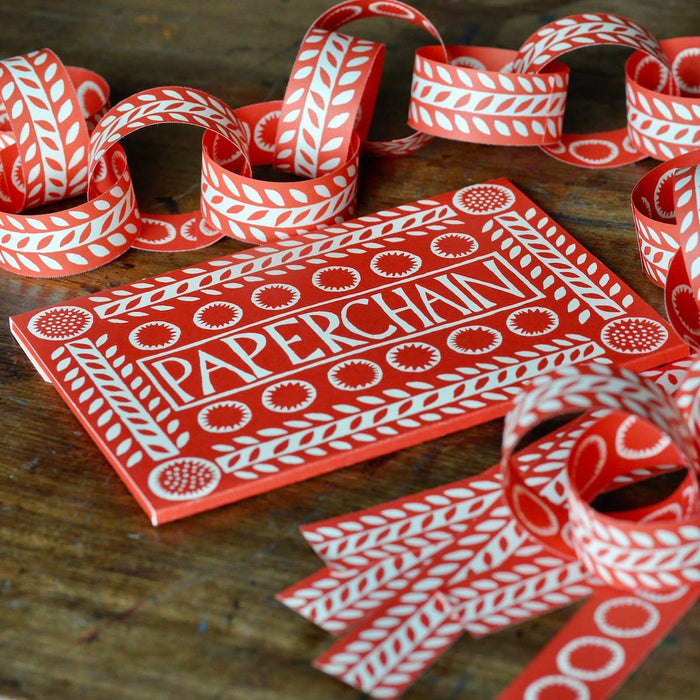 Red and White Paperchain