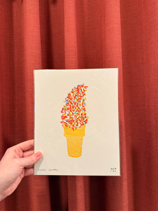 Inciardi Big Print - Sprinkle Cone